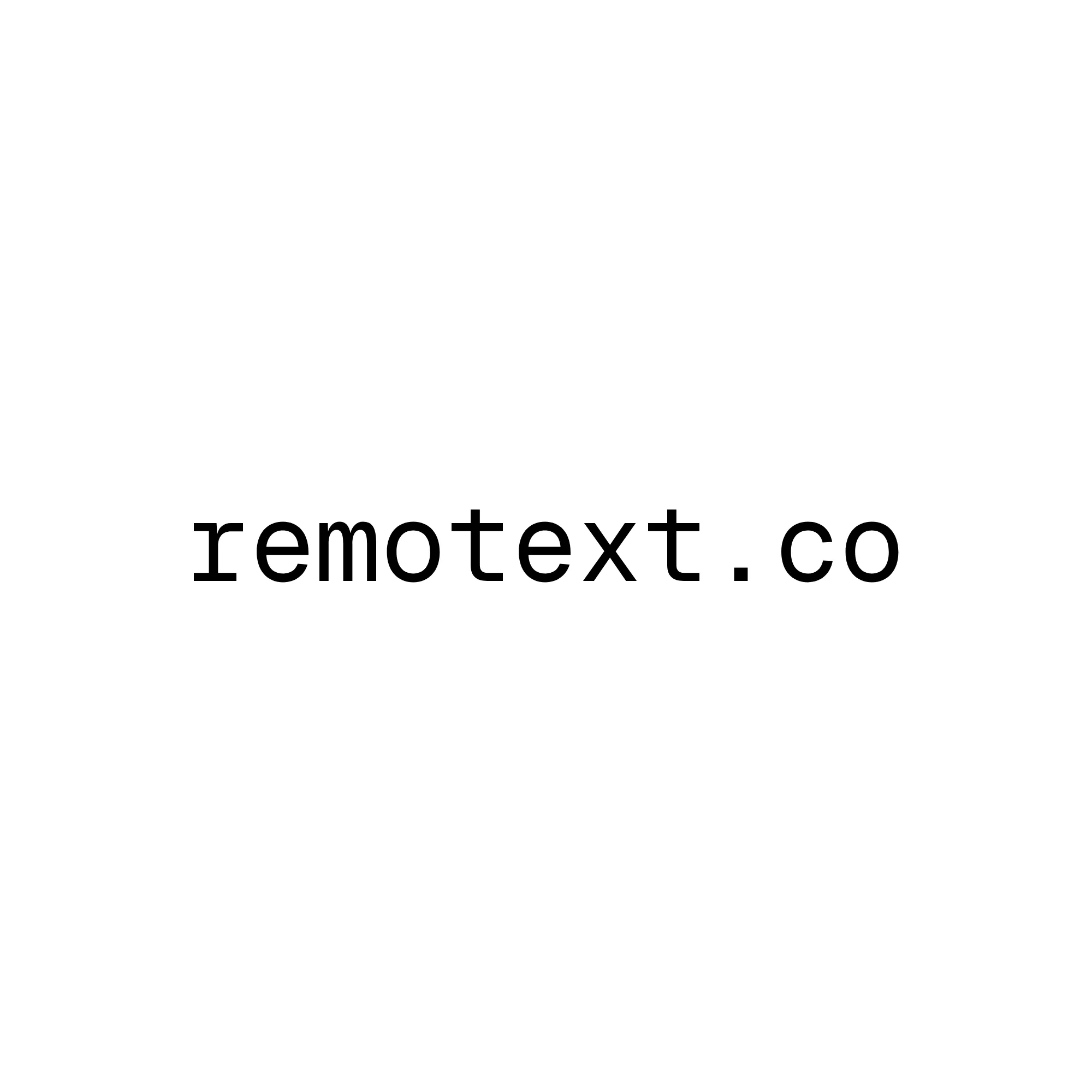 Remotext
