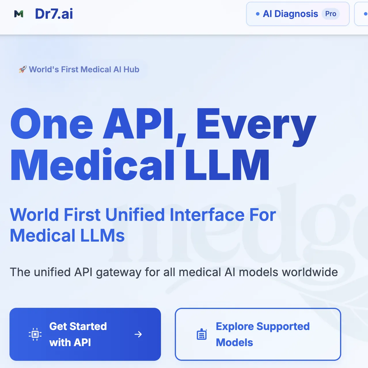 Dr7.ai: Powering the Future of Healthcare with Medical LLMs